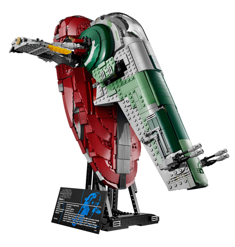 Illustration for article titled Slave I en Lego: el tesoro que todo fan de Star Wars desearía tener